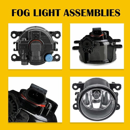 For Nissan Pathfinder 2017-2020 Bumper Clear Fog Light Lamp Replaces Lens Pair