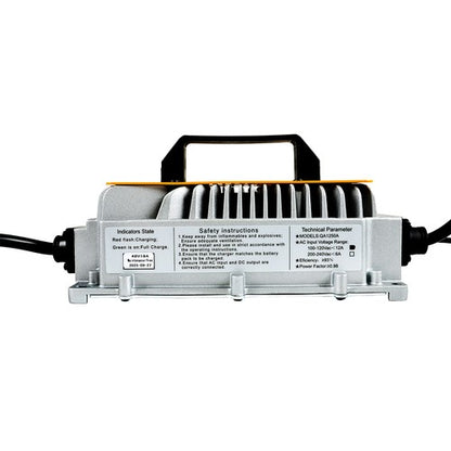 Solid Spare 48V 18A Charger With Triangular Plug Waterproof Fit For EZGO RXV &TXT Golf Cart