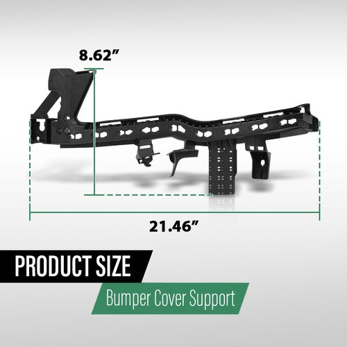 Solid Spare Fit For 19-21 Subaru Forester Front Bumper Cover Support Driver & Passenger Side