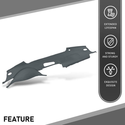 Solid Spare TPE Dash Cover Dashboard Overlay Gray Fit For 2004 2005 2006 2007 2008 Acura TL