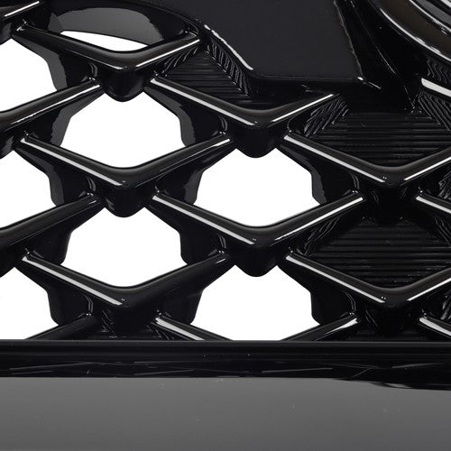 Solid Spare Front Upper Grille Plastic Gloss Black Suitable For Subaru WRX/WRX STI 2015-2017