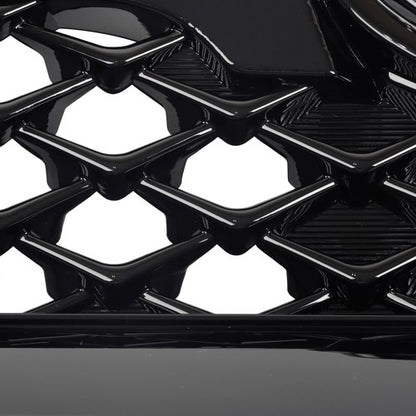 Solid Spare Front Upper Grille Plastic Gloss Black Suitable For Subaru WRX/WRX STI 2015-2017