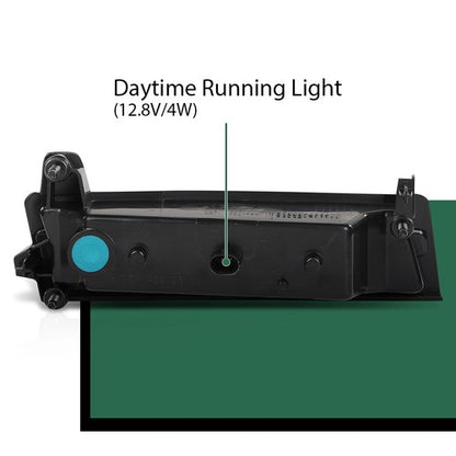 Solid Spare LED DRL Daytime Running Lights Fit For 2010 2011 2012 Mercedes Benz ML GL GLK