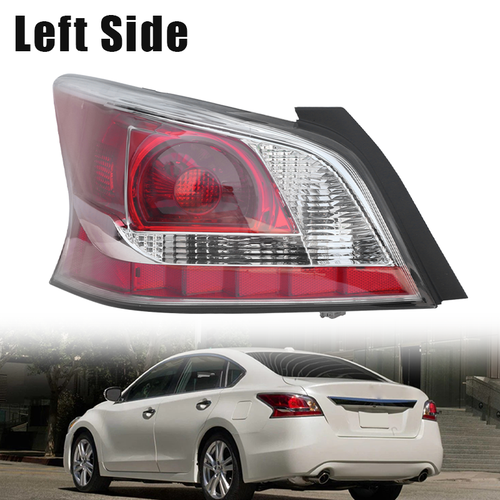 For 2013-2015 Nissan Altima Sedan Halogen Tail Light Driver Left Side with Bulb
