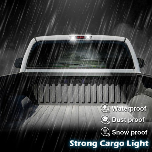 Solid Spare Fit For 2004-2012 Chevy Colorado GMC Canyon LED 3rd Brake Light Cargo Lamp Black