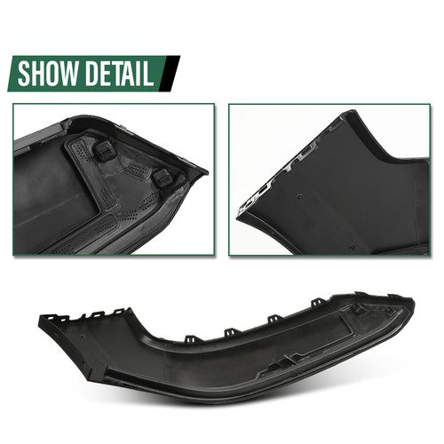 Solid Spare 2pcs Front Upper Bumper End Fit For 2019-2024 Ram 1500 68403910AE 68403911AE