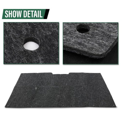 Solid Spare Fit For 1981-1987 Chevrolet GMC Pickup Truck Hood Insulation Pad With Clips