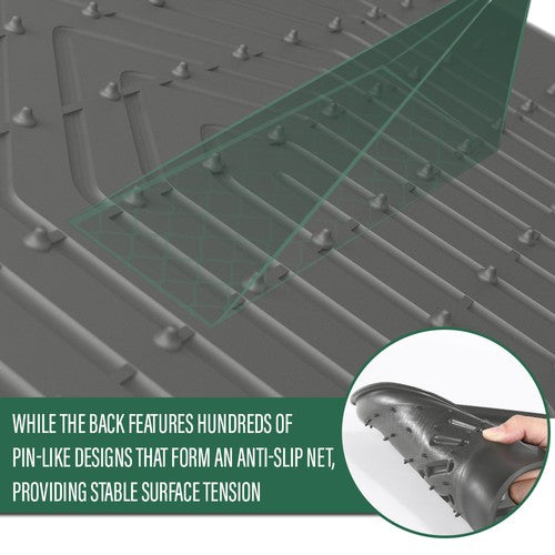 Solid Spare Fit For 1996-2002 Toyota 4Runner All Weather TPE Floor Mats Protection Liners
