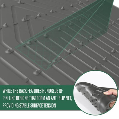 Solid Spare Fit For 1996-2002 Toyota 4Runner All Weather TPE Floor Mats Protection Liners