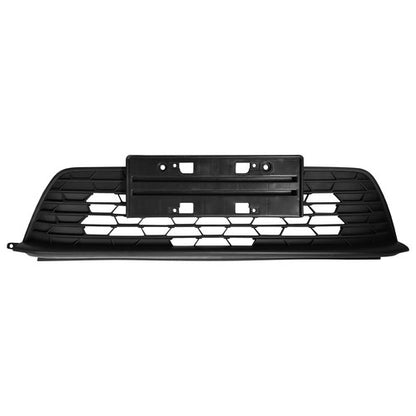 Front Bumper Black Mesh Low Grill W/License Plate Bracket For 22-23 Honda Civic
