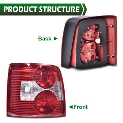 Solid Spare Fit For 00-05 Volkswagen Passat B5 Wagon Left Driver Side Tail Light Brake Lamp