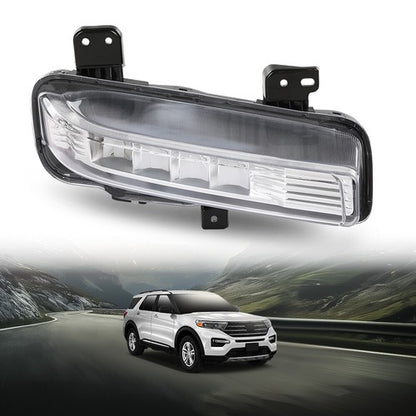 Solid Spare Fit For 20-24 Ford Explorer Front Bumper LED Fog Light Driving Lamp Right Side