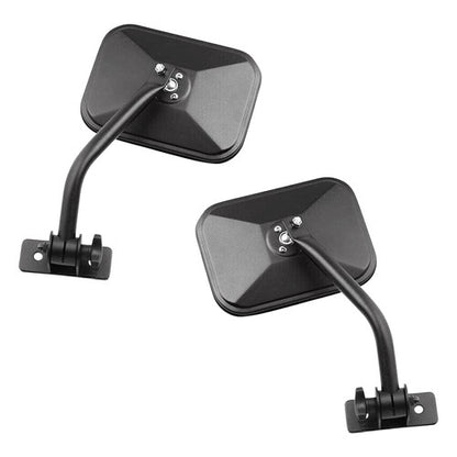 For 1997-2018 Jeep Wrangler TJ JK Door Off Quick Release Side Hinge View Mirrors