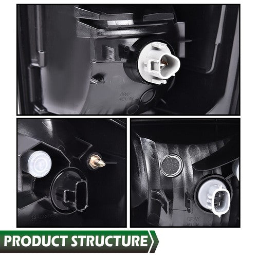 Solid Spare Fit For 2016-2021 Toyota Tacoma Rear Left Side Tail Light Brake Lamp Assembly