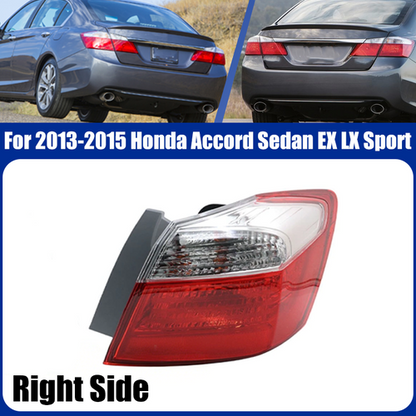 For 2013-2015 Honda Accord Sedan EX LX Sport Halogen Outer Tail Light Right Side