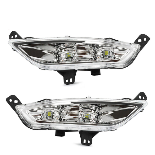 Solid Spare For 15-16 Chrysler 200 [Direct Replacement] Fog Light Bumper Lamp LED LH+RH Side