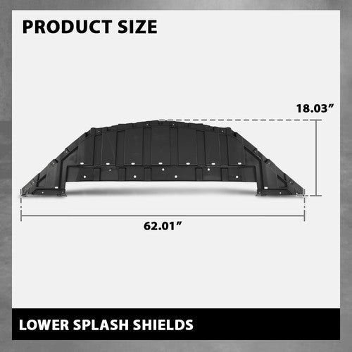 Solid Spare Front Engine Splash Shield Lower Deflector EJ7Z8310A Fit For 15-19 Lincoln MKC