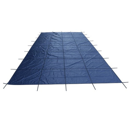 Solid Spare Inground Pool Safety Cover 20' × 40' Rectangle Safety Pool Covers Blue Mesh