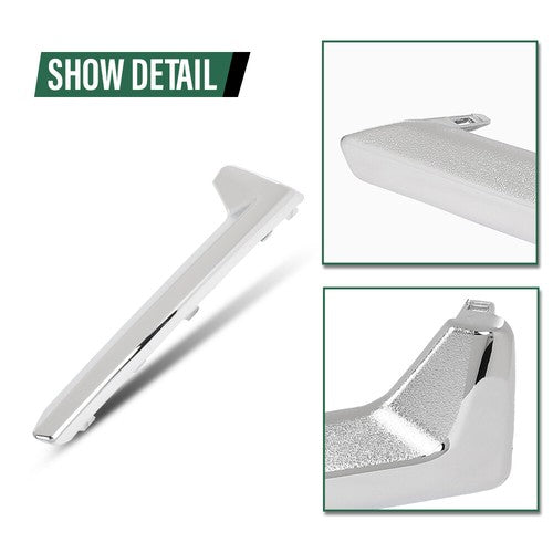 Solid Spare Fit For 17-18 Subaru Forester Left Side 57708SG010 Fog Light Molding Trim Silver