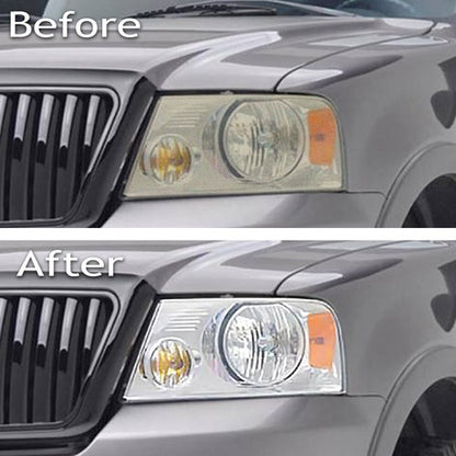 Solid Spare Fit For 2004-2008 Ford F-150 F150 Left & Right Headlight Replacement Lens