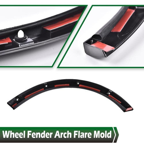 Solid Spare Fit For 2016-2021 Tesla Model X Rear Right Fender Flare Wheel Well Arch Molding