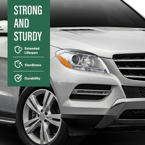 Solid Spare Fit For 2011-2015 Mercedes-Benz ML Class W166 Headlight Headlamp Lens Cover