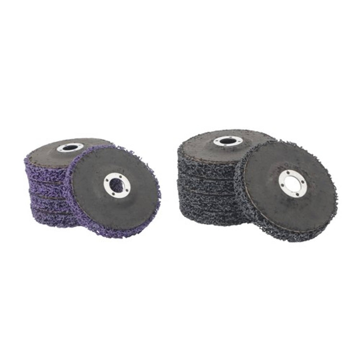 Solid Spare For Metal and Wood (6 Black, 6 Purple) 12 Pack: 4 x 5/8" Diamond Grinding Discs