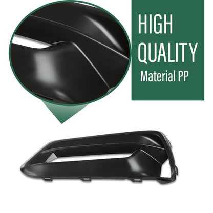 Solid Spare Fit For 18-20 Honda Accord Front Bumper Fog Light Bezel Lamp Trim Left