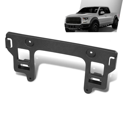Solid Spare Front License Plate Bracket Fit For 2017-2020 Ford F-150 Raptor HL3Z17A385AB