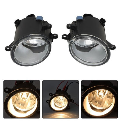 Solid Spare For Toyota Highlander 2018-2019 Front Bumper Fog Lights Pair LH&RH+Upper Grille