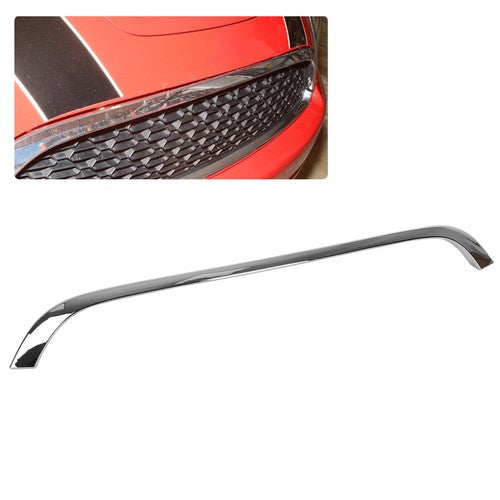 Solid Spare Chrome Grille Hood Molding Trim For 2007-2015 2009 Mini Cooper R55 R56 R58 R59