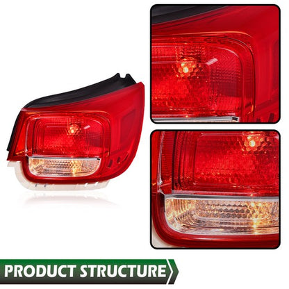 Solid Spare Fit For 2013-2015 Chevy Malibu [NON-LED]Tail Light Brake Lamp Outer Right Side