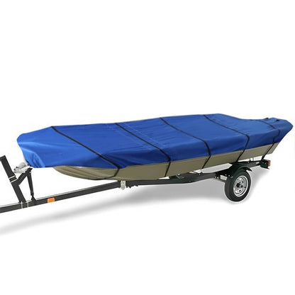 Solid Spare 12ft Boat Cover - Waterproof Heavy Duty Towing Jon Boat Cover Blue 600D New