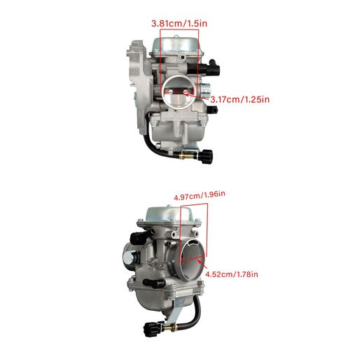 Solid Spare For Kawasaki KEF300A 1995-2000 KEF300B 2000-2003 Carburetor Kit
