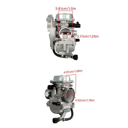 Solid Spare For Kawasaki KEF300A 1995-2000 KEF300B 2000-2003 Carburetor Kit