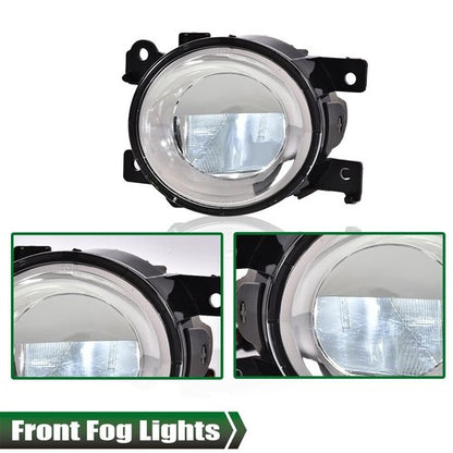 Solid Spare Fit For 2019-2021 Nissan Murano LED Fog Lights Driving Bumper Lamps Left+Right