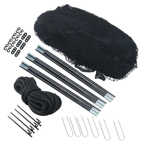 Solid Spare 22x12x8 FT Baseball and Softball Batting Cage Net and Frame Softball Hitting Net