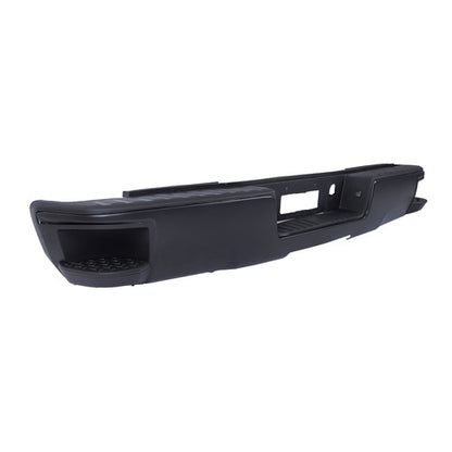 Solid Spare Suitable For Chevy Silverado 1500 2014-2018 Rear Bumper Face Bar Black Durable