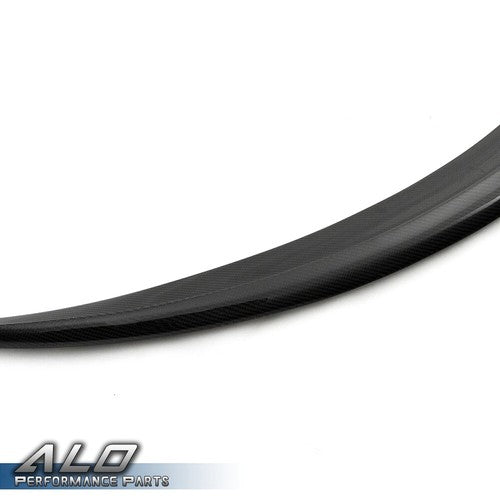 Solid Spare Rear Trunk Spoiler Wing Carbon Look Fit For 2015-2020 Benz W205 C-Class C63 AMG