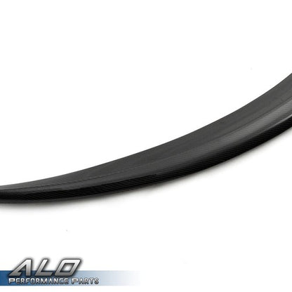 Solid Spare Rear Trunk Spoiler Wing Carbon Look Fit For 2015-2020 Benz W205 C-Class C63 AMG