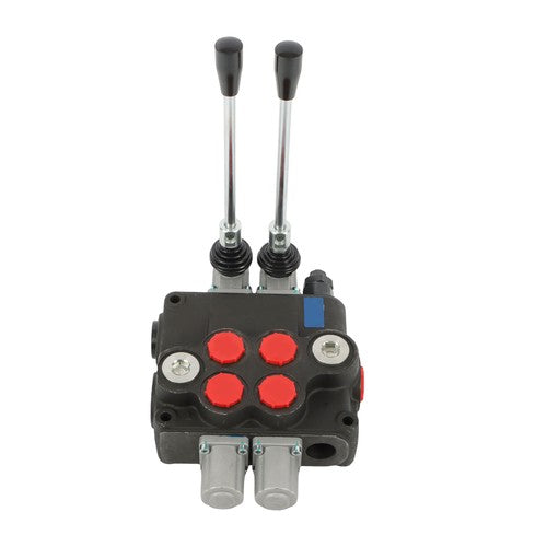 Solid Spare 2 Spool Hydraulic Directional Control Valve Open Center 32 GPM 3600 PSI NEW!