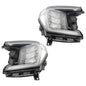 Solid Spare Headlight Pair Projector For 2021-2023 GMC Yukon(XL) Passenger+Driver Side Clear