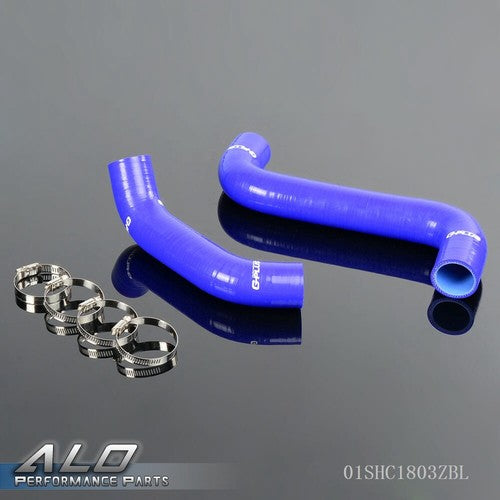 Solid Spare Fit For Subaru Impreza GDA GDB STI EJ20 S204 S205 Blue Silicone Radiator Hose
