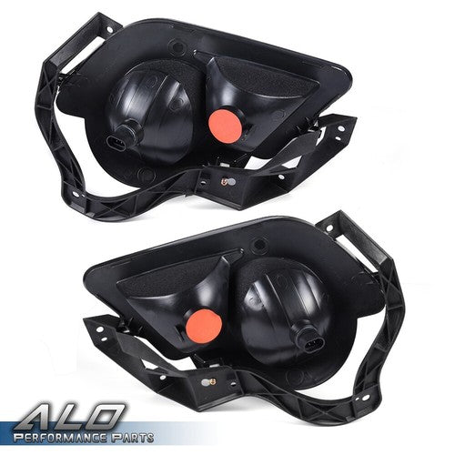 Solid Spare Fit For 2002-2006 Chevy Avalanche Smoke Lens Bumper Fog Lights Driving Lamps