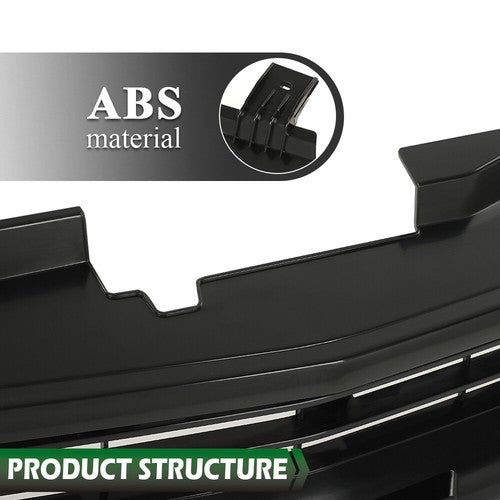 Solid Spare Front Grille Fit For 1994-1998 Chevy C/K 1500 2500 3500 Composite Pickup Truck