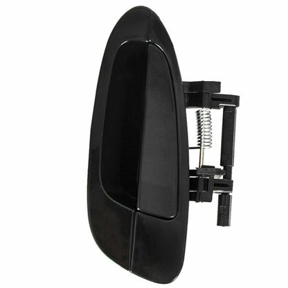Solid Spare Rear Driver Left Outside Door Handle For 2002-2006 Nissan Altima Black Plastic