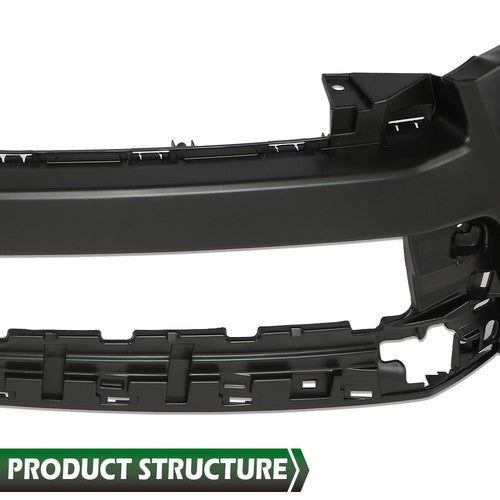 Solid Spare Fit For 2017 2018 2019 Toyota Highlander Front Bumper Cover Assembly TO1000427