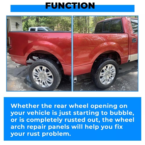 Solid Spare For 2004 2005 2006-2008 Ford F150 Upper Wheel Arch Repair Panels All Models Pair