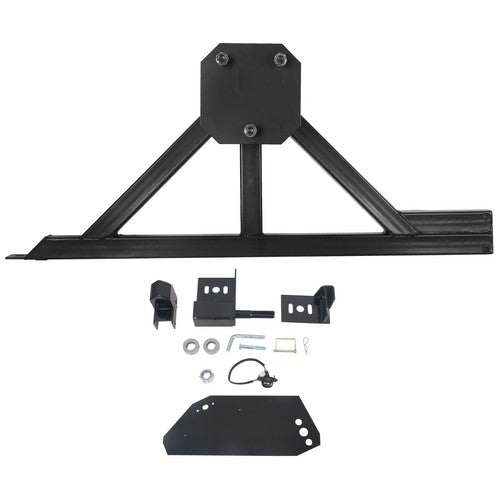 Solid Spare Rear Spare Tire Carrier For Hummer H2 2003-2009 Rack w/ Drop-down Option Steel