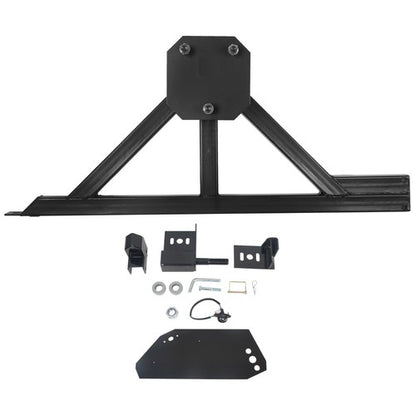 Solid Spare Rear Spare Tire Carrier For Hummer H2 2003-2009 Rack w/ Drop-down Option Steel